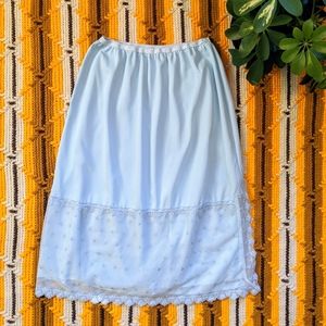 Vintage Baby Blue Slip